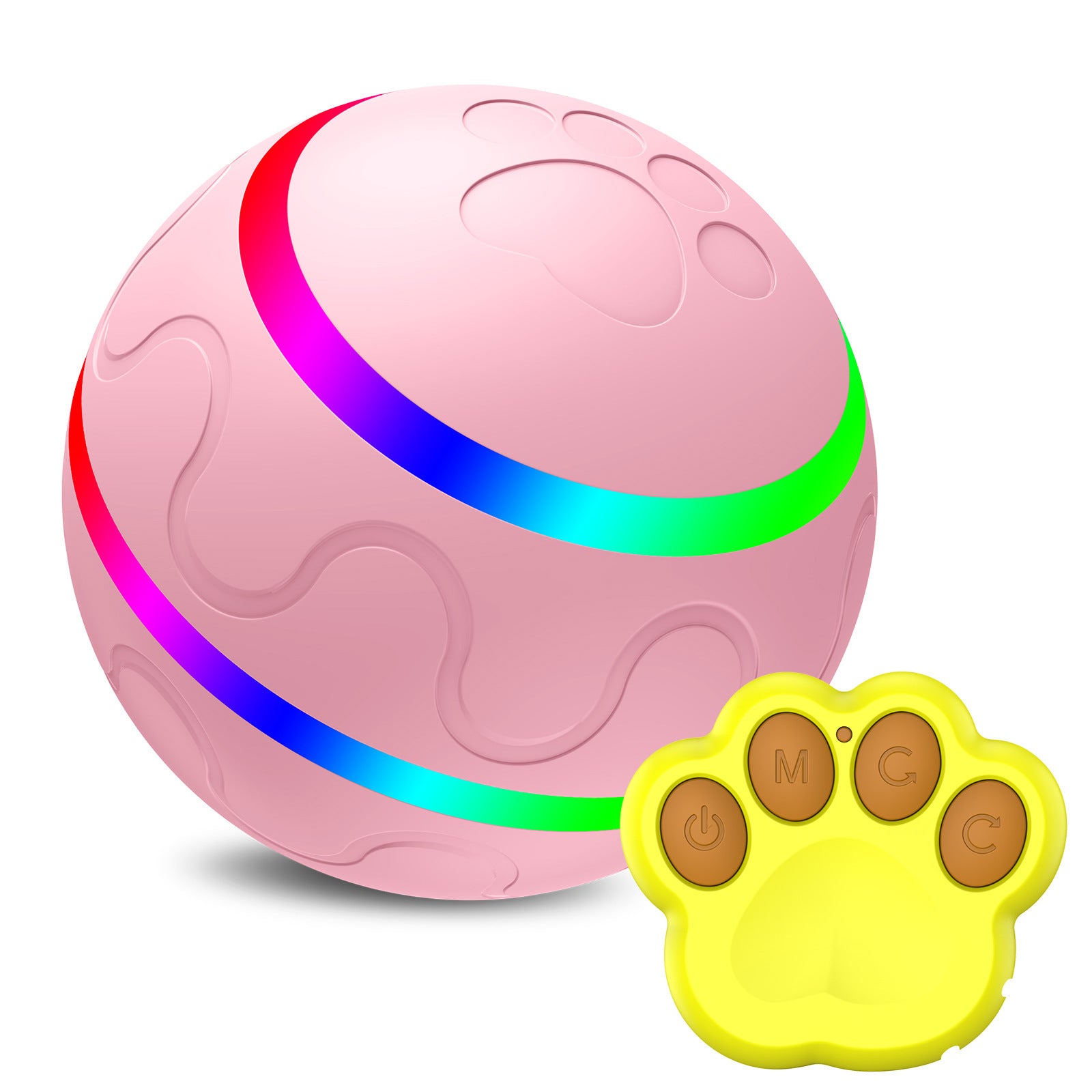 Intelligenter Katzenball mit USB & Auto-Rotation