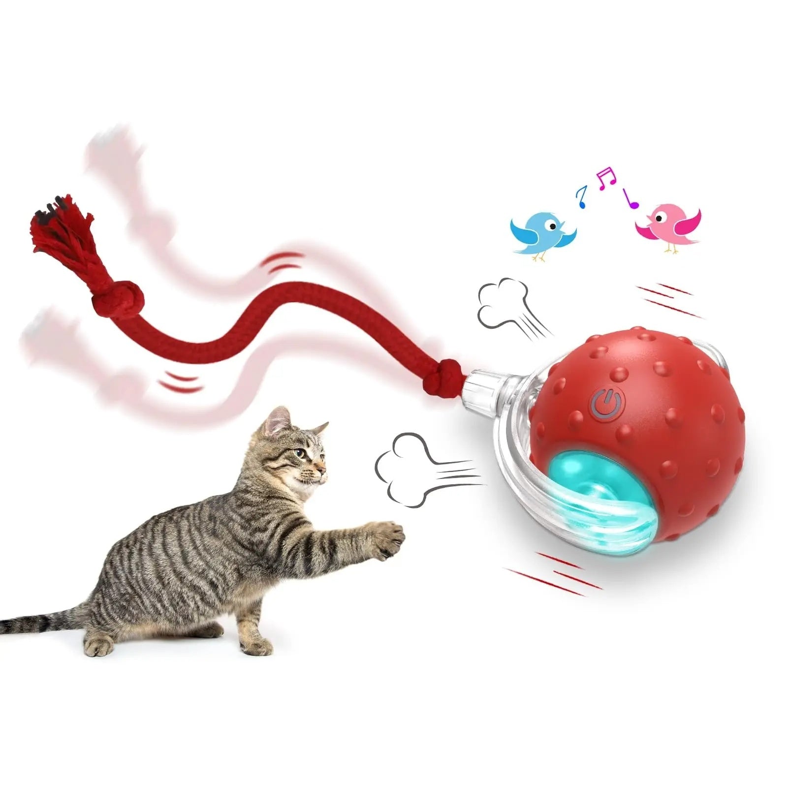 Interaktiver Katzen-Spielball
